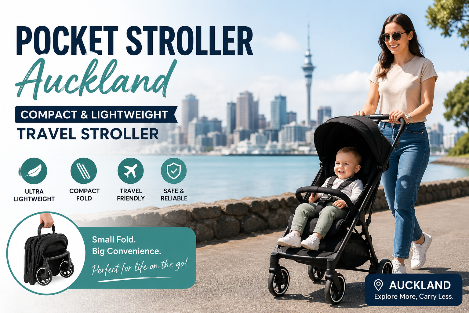 Pocket Stroller Auckland: The Perfect Compact Travel Stroller for Busy Parents
