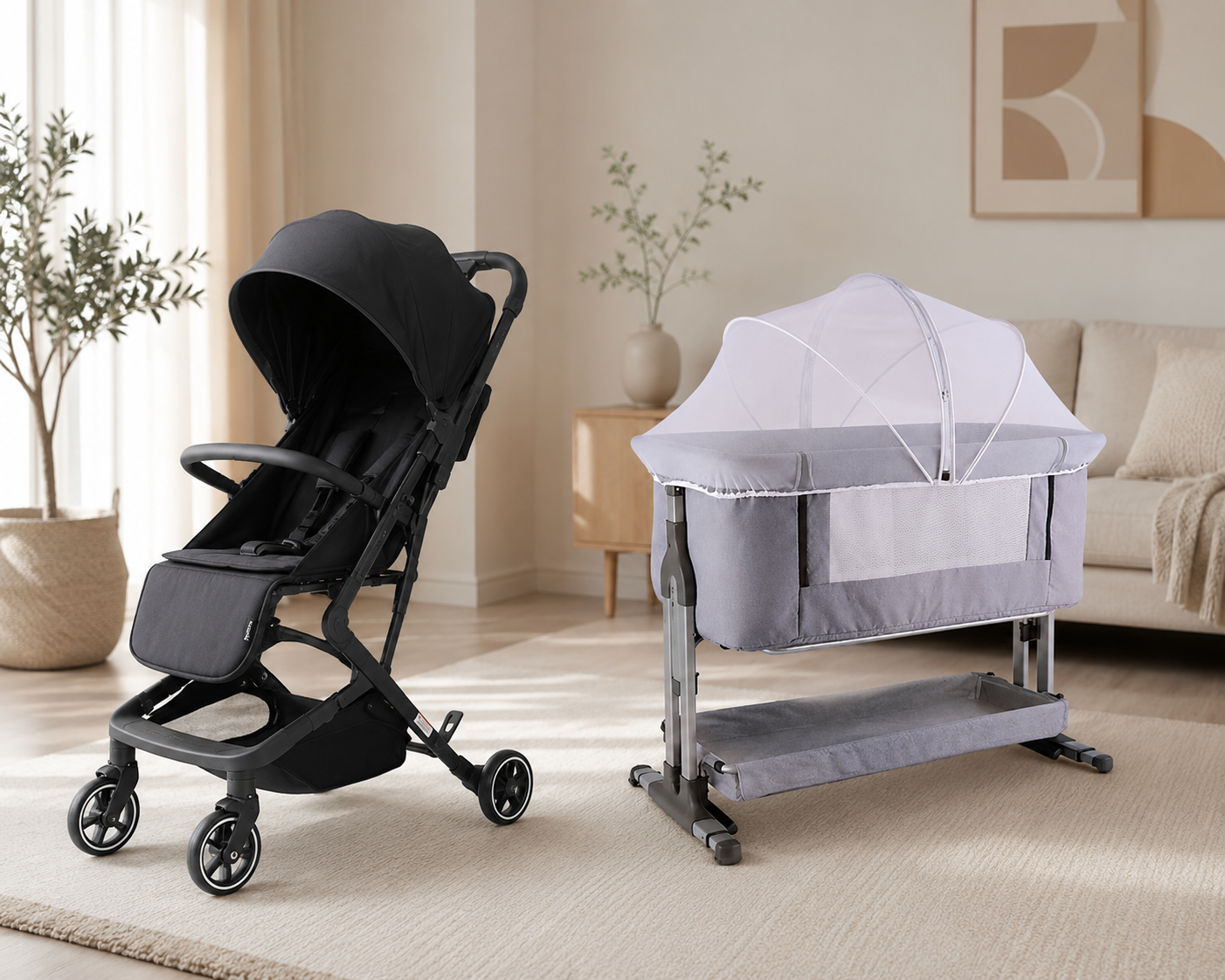 Baby strollers, bassinets and baby essentials available online at NV Kids